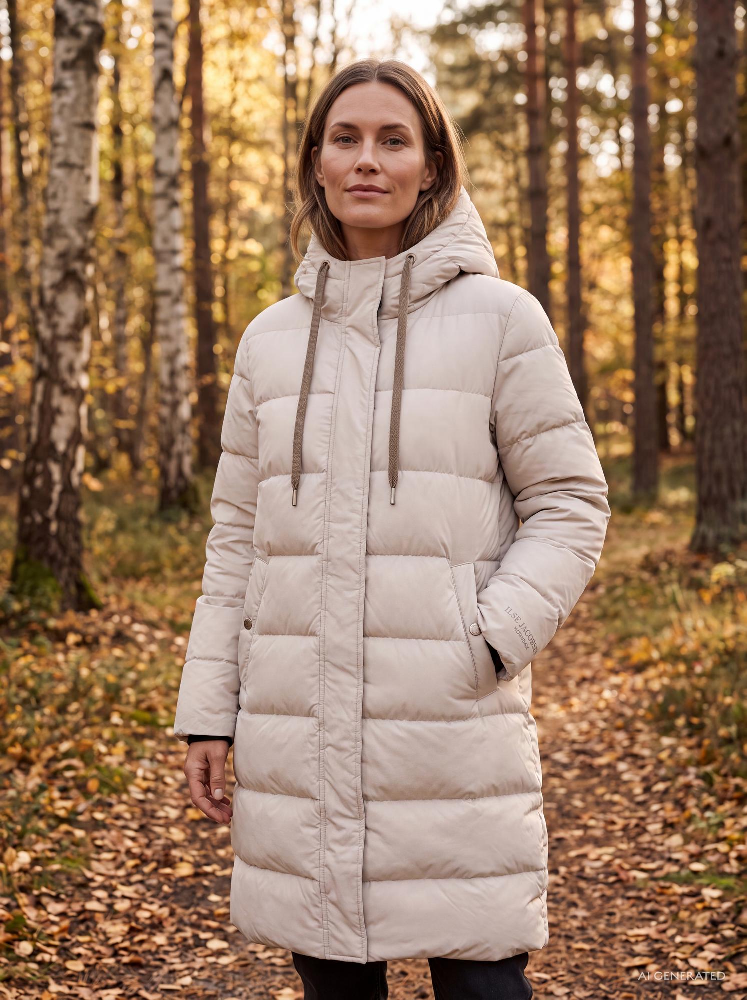 Ilse Jacobsen Peppy Winter Coat - Silver Grey