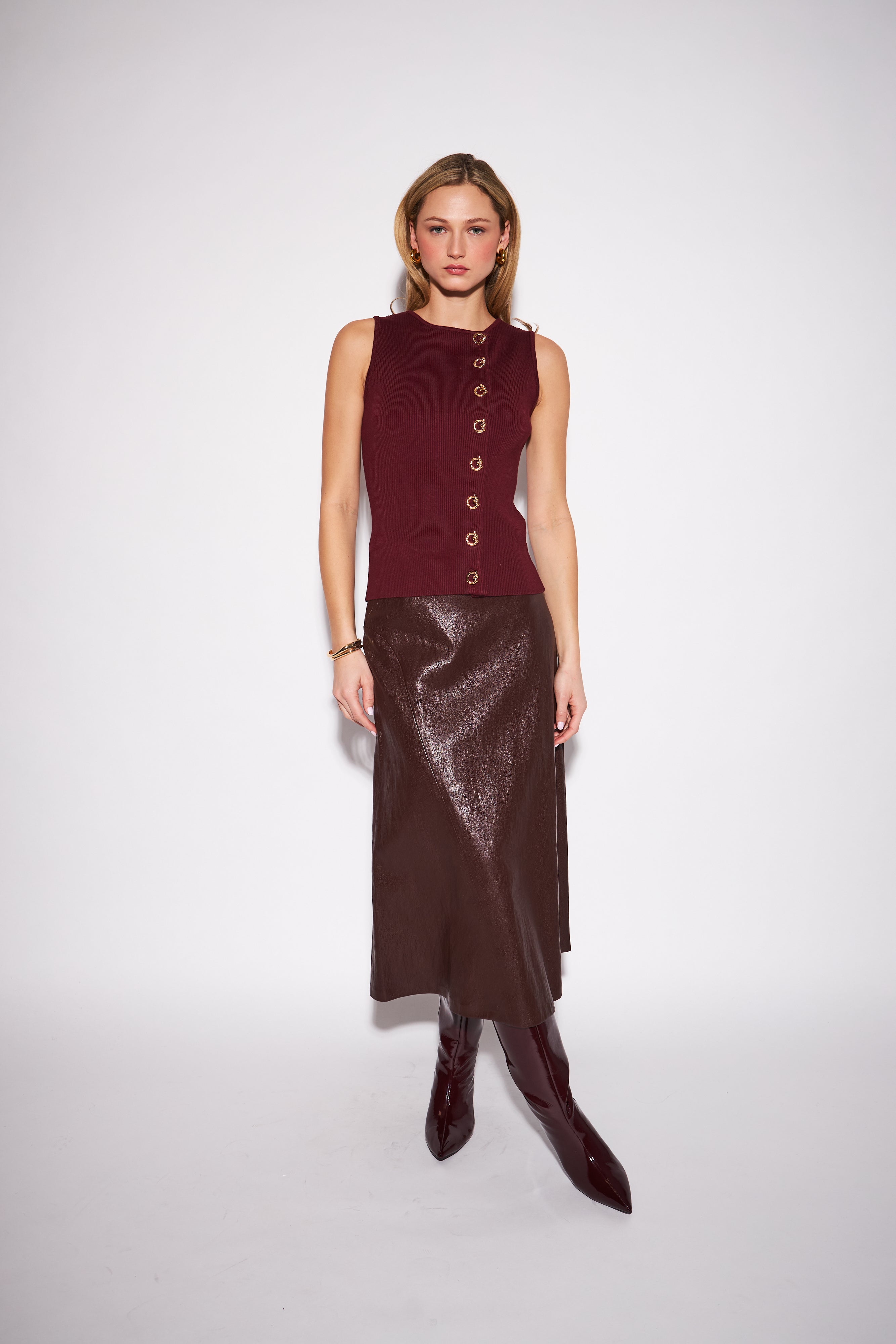 John & Jenn Sutton Vest - Merlot