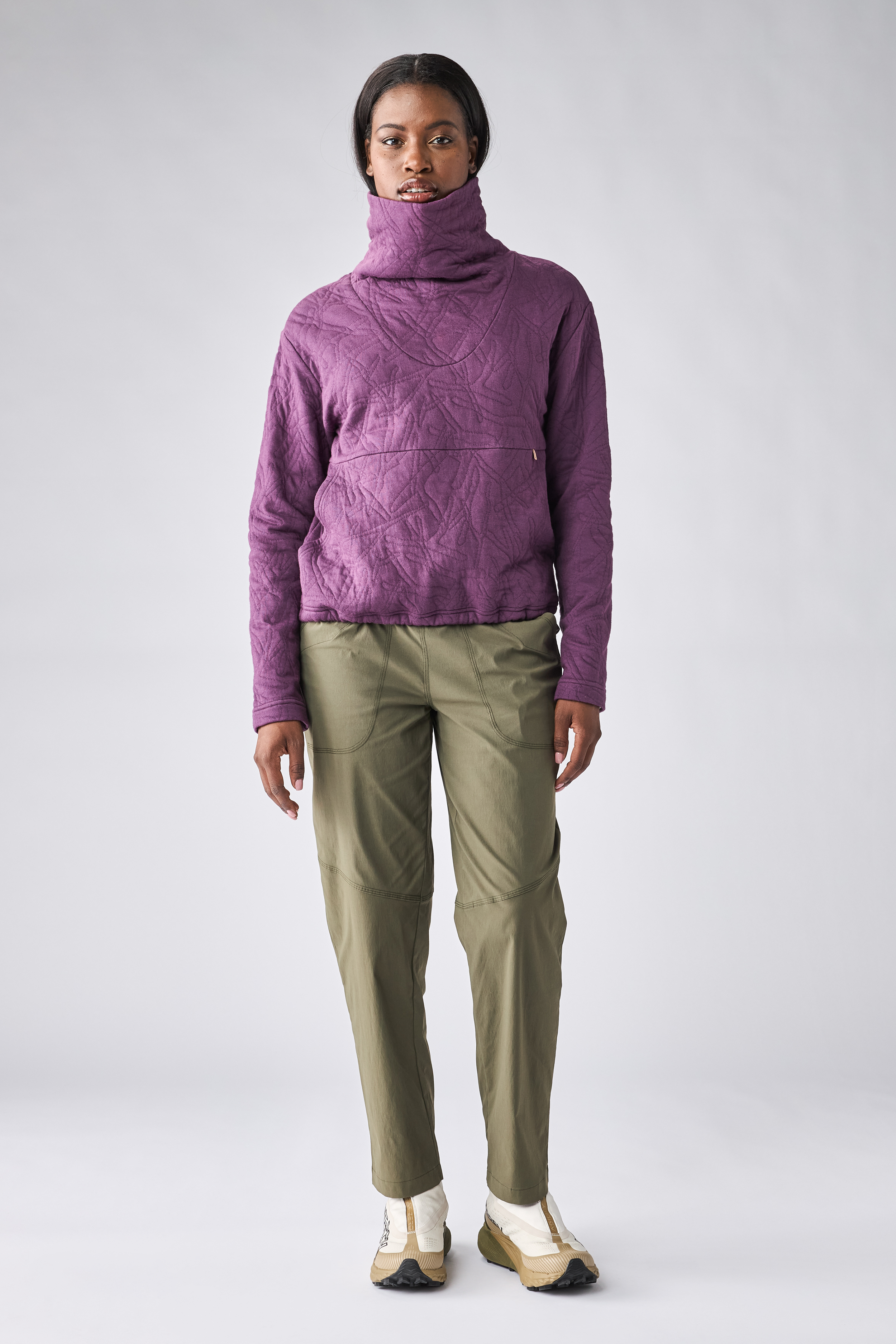 Indyeva Relevo Sweatshirt - Elderberry
