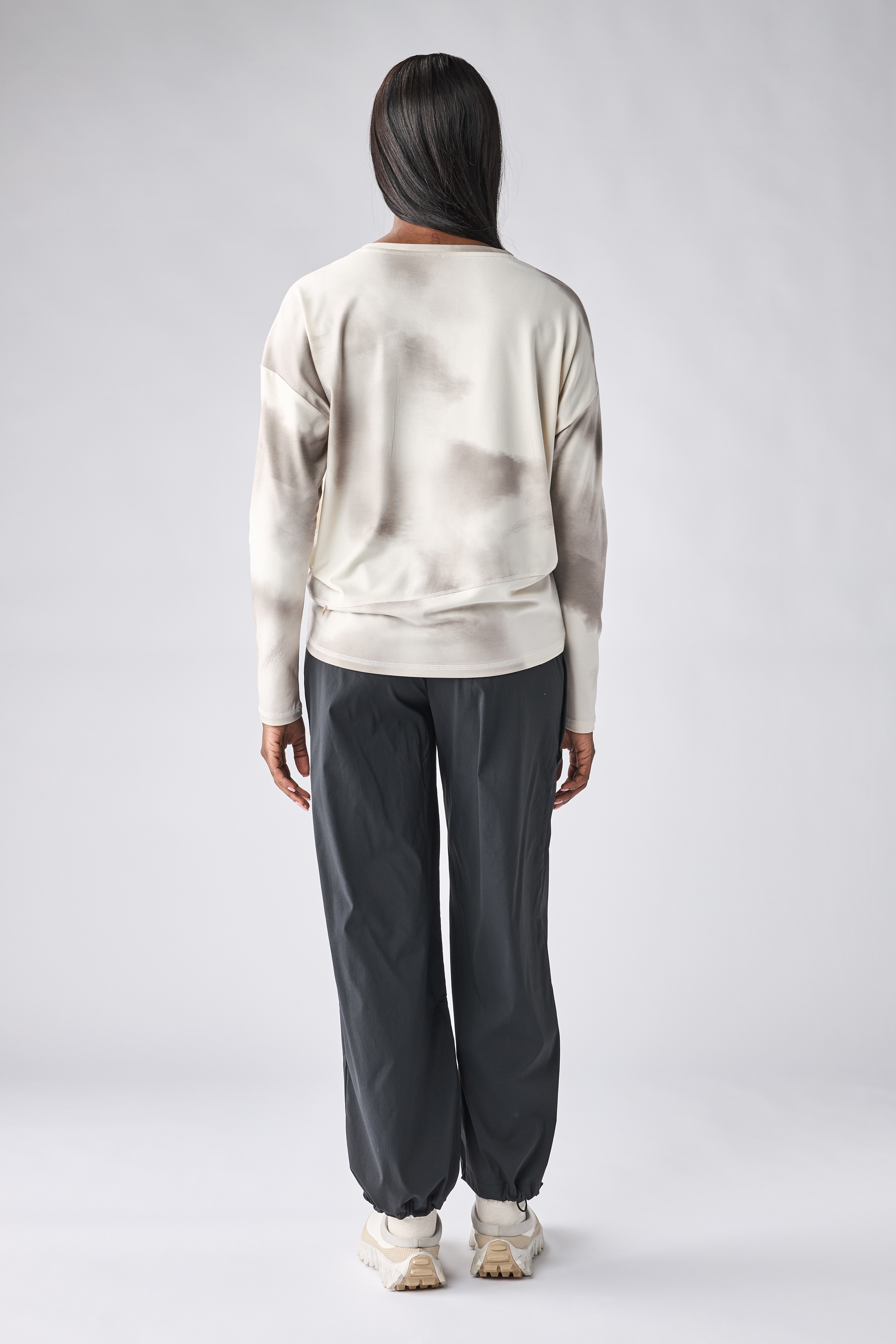 Indyeva Veloz II Long Sleeved Tee - Dusty Cloud Print