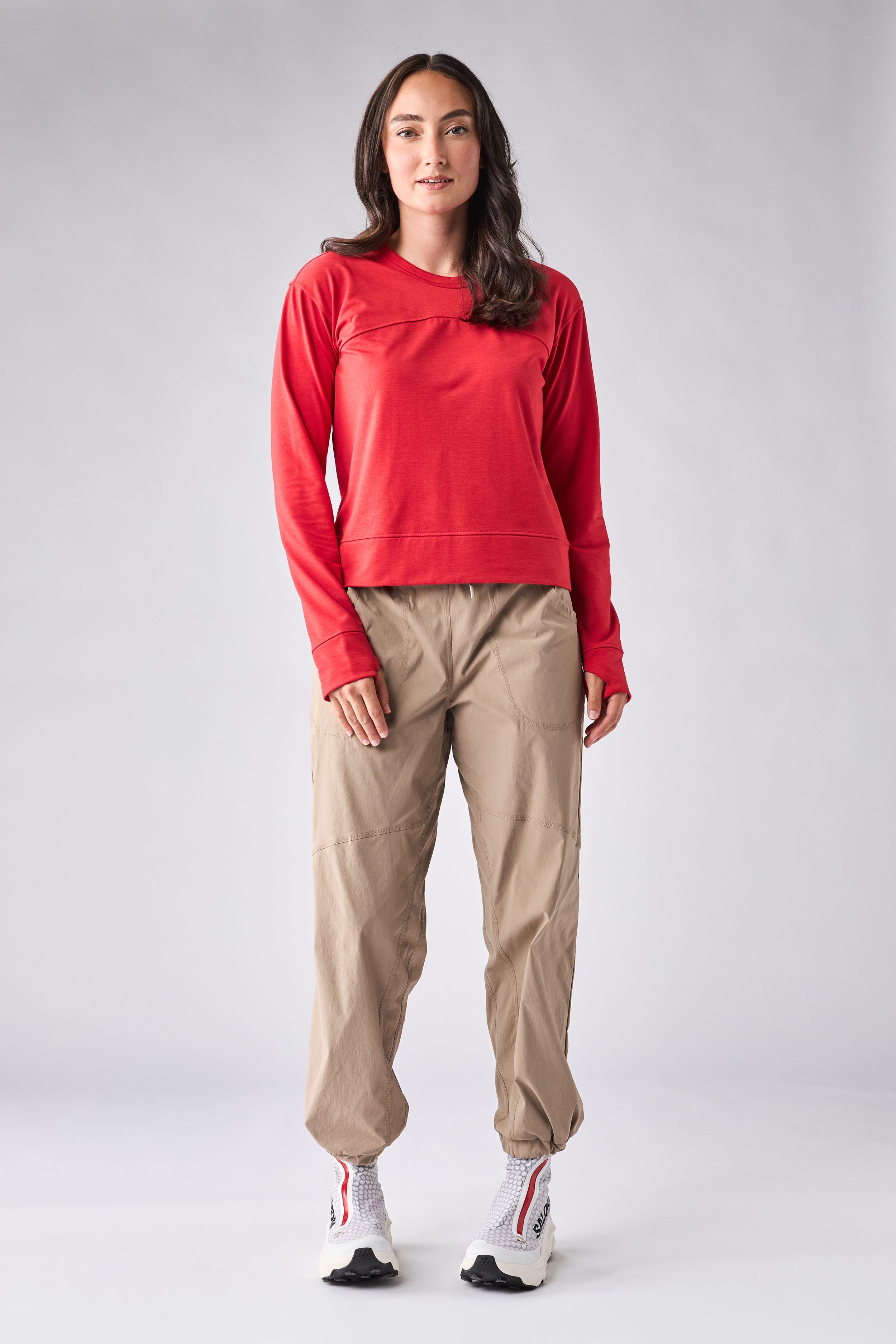 Indyeva Belar Long Sleeved Tee - Tomato