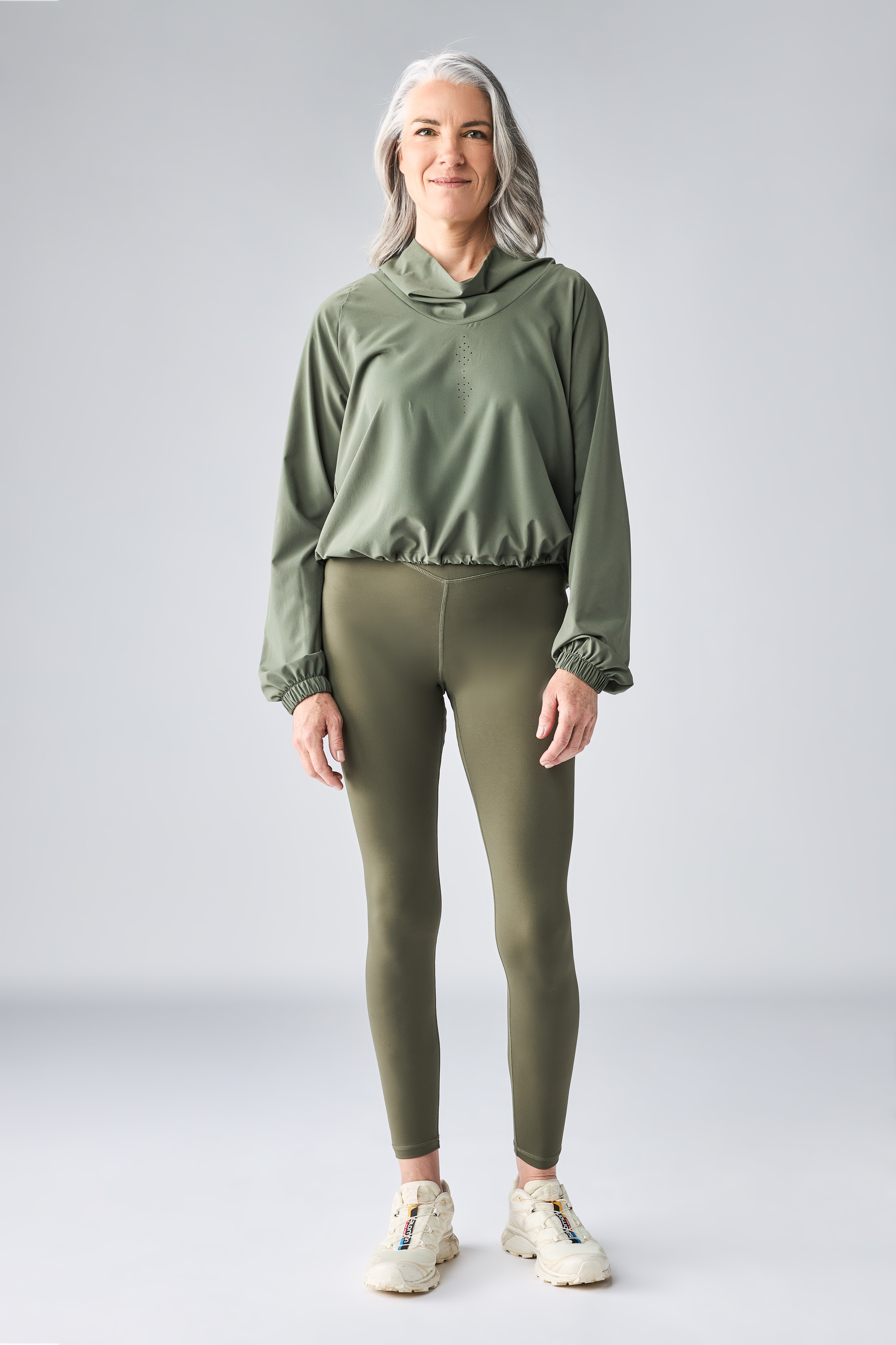 Indyeva Valna Top - Deep Moss