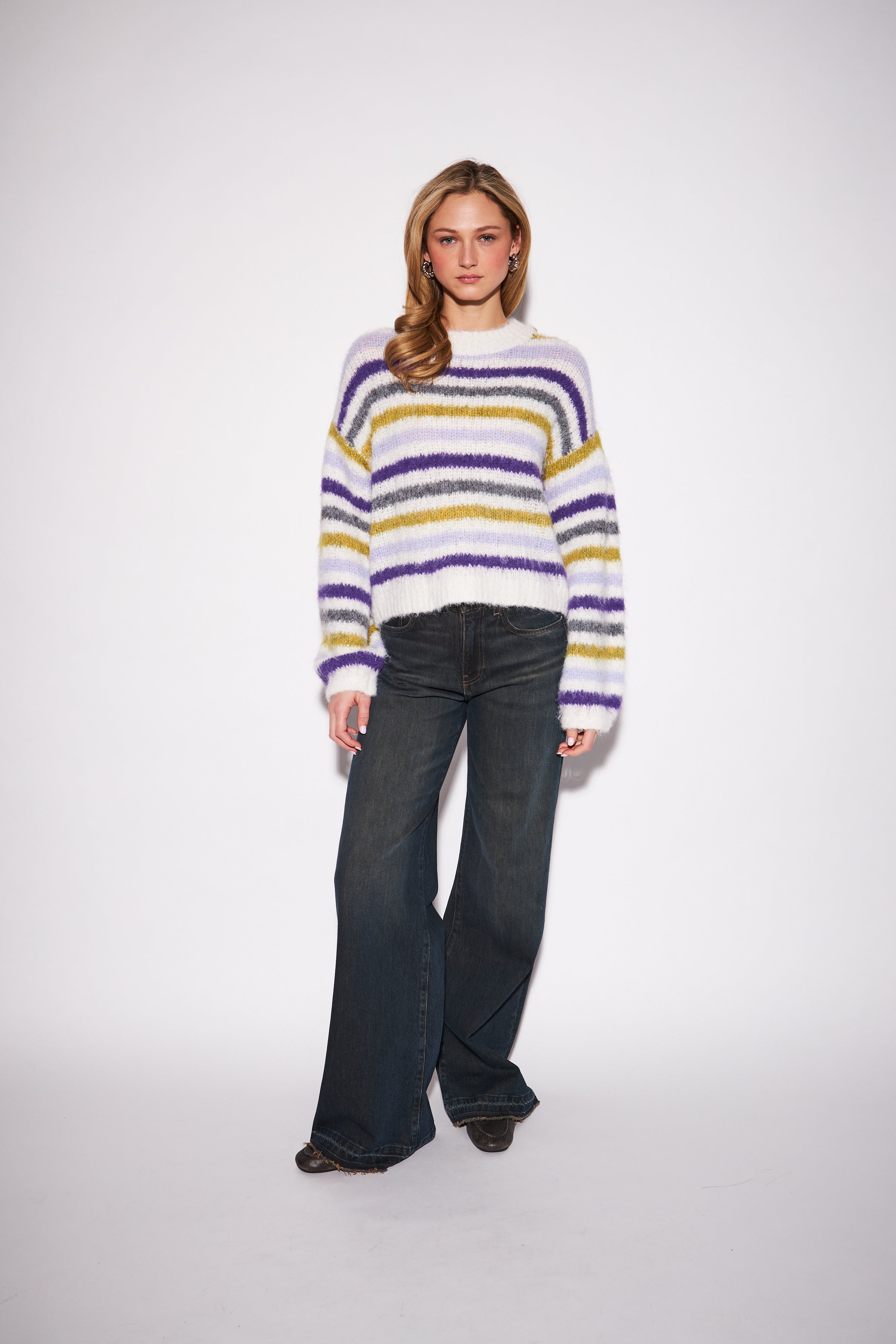 John & Jenn Zoe Sweater - Lavender Haze