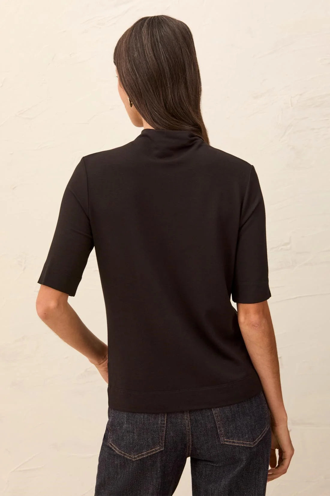 Tribal Half Sleeve Tee - Black