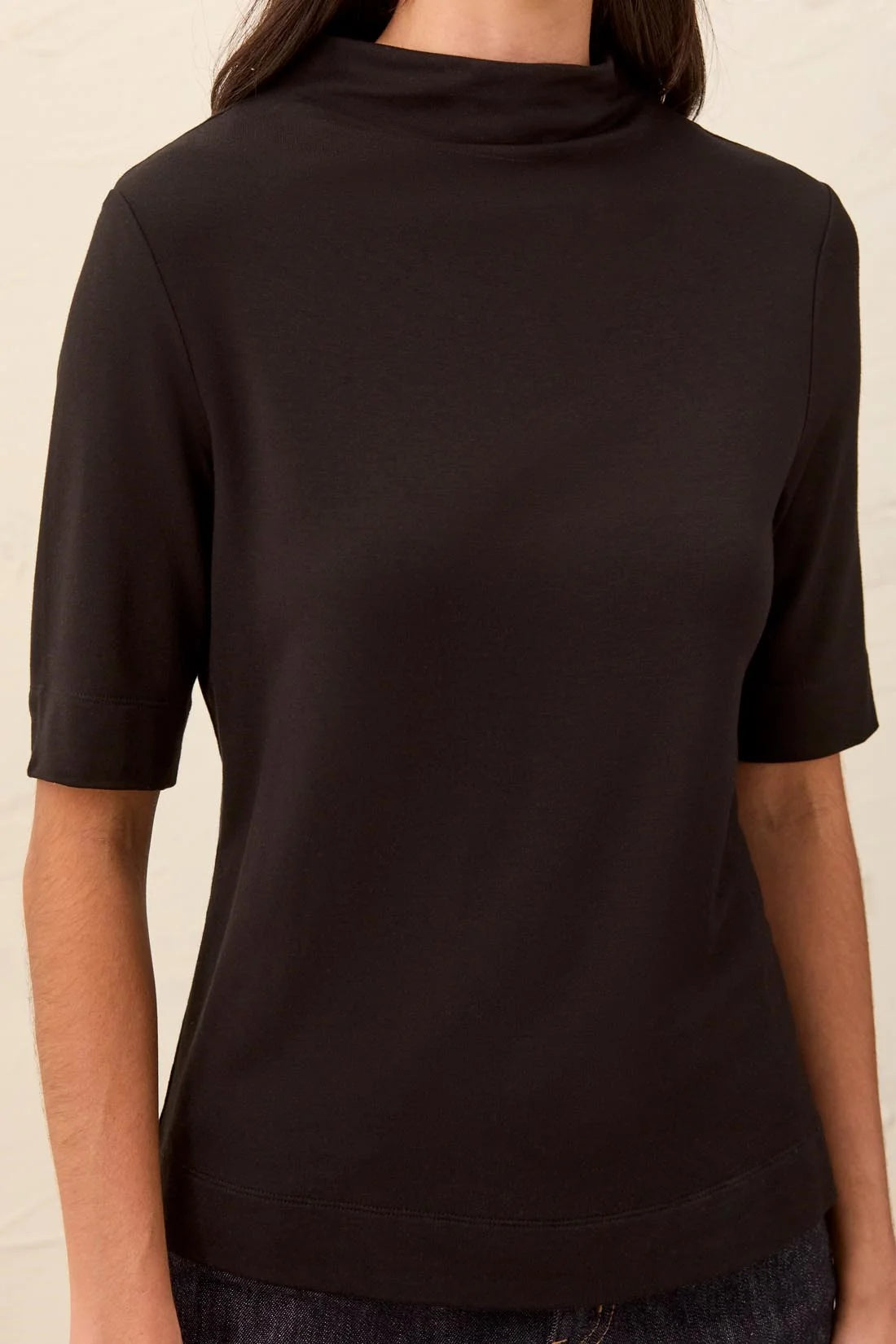 Tribal Half Sleeve Tee - Black