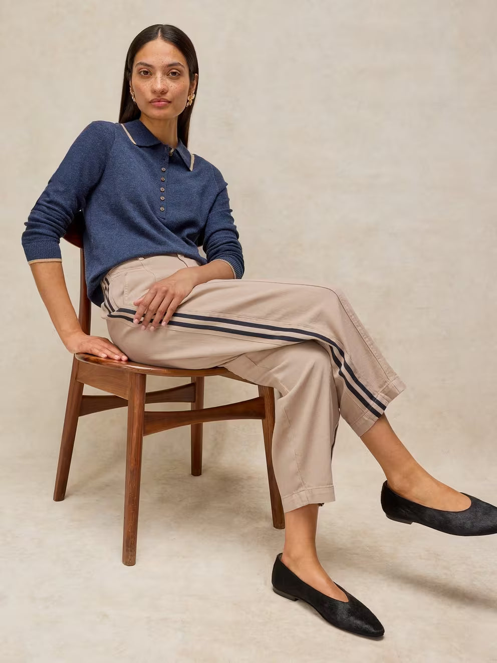 White Stuff Adeline Utility Barrel Trouser - Natural