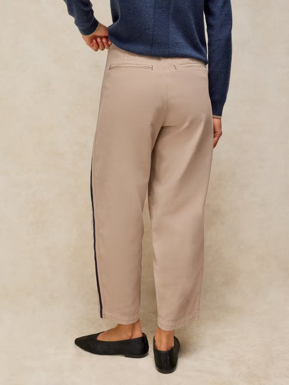 White Stuff Adeline Utility Barrel Trouser - Natural