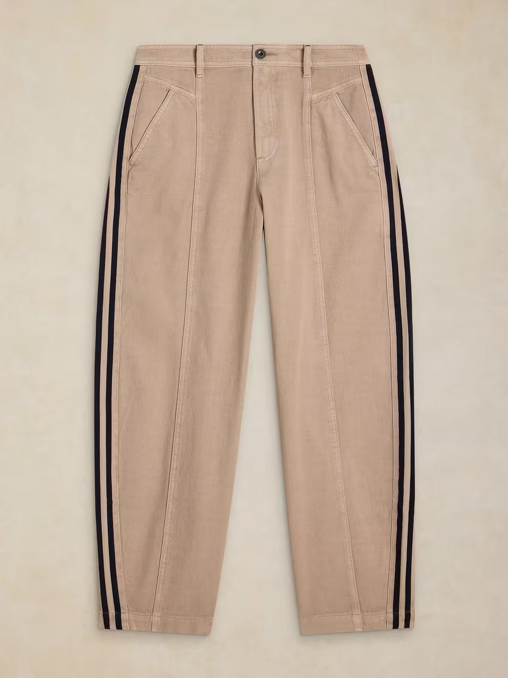 White Stuff Adeline Utility Barrel Trouser - Natural
