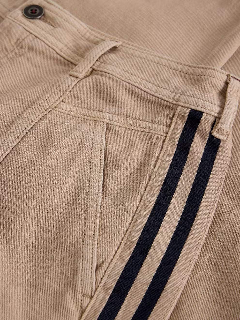 White Stuff Adeline Utility Barrel Trouser - Natural