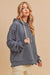 AEMI Clara Hooded Sweatshirt - Slate Blue Clothing - Tops - Sweaters - Sweatshirts by Aemi | Grace the Boutique