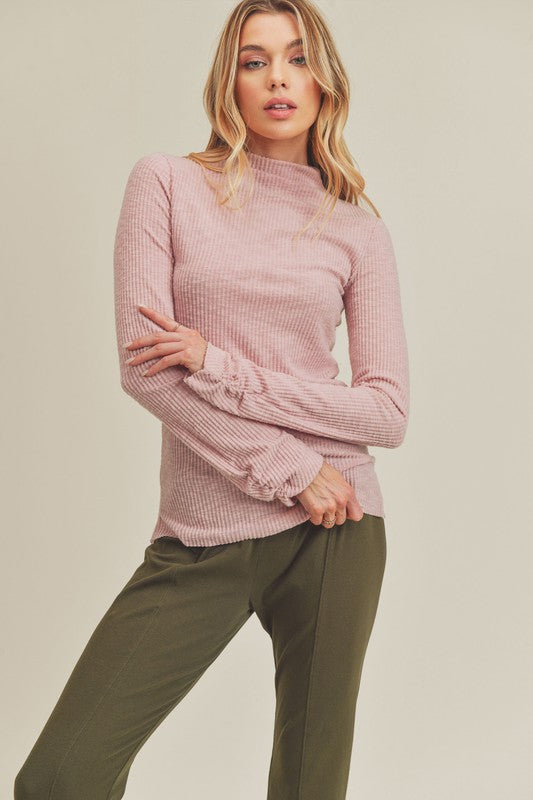 Aemi Prism Top - Blush Clothing - Tops - Shirts - SS Knits by Aemi | Grace the Boutique