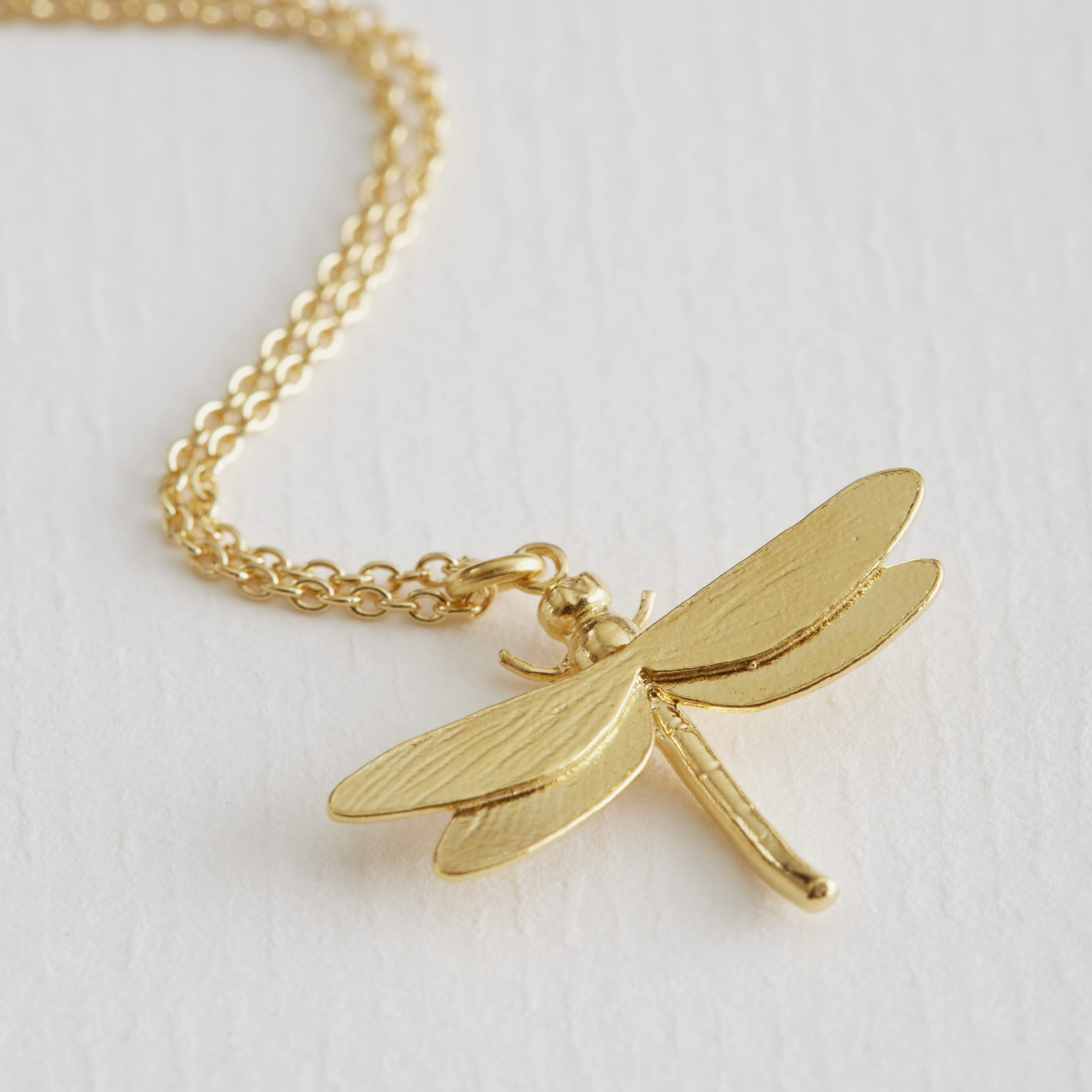 Alex Monroe Gold Dragonfly Necklace