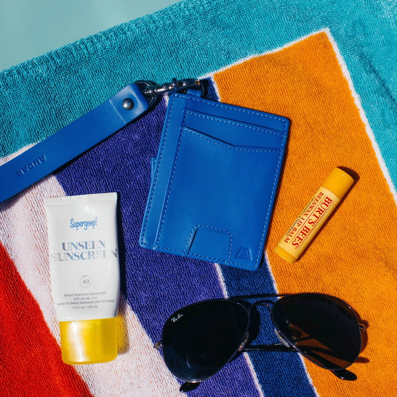 Andar Denner Wallet - Cobalt