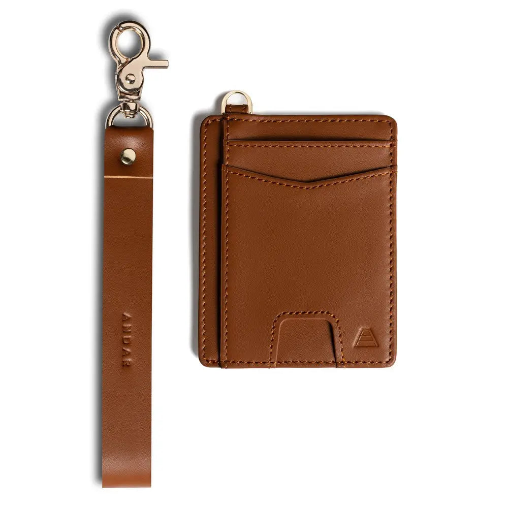 Andar Denner Wallet - Cognac Tan