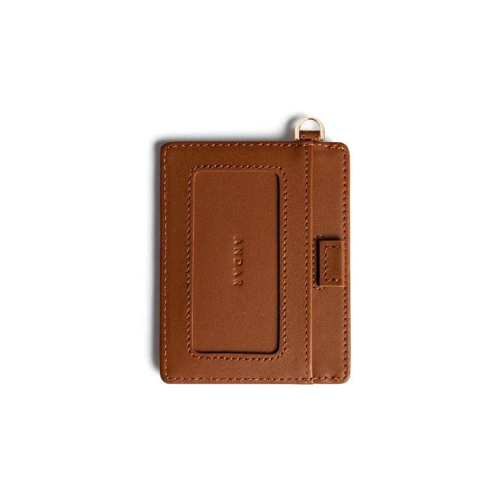 Andar Denner Wallet - Cognac Tan