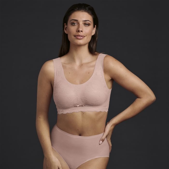 Anita Essential Lace Bralette - Rosewood