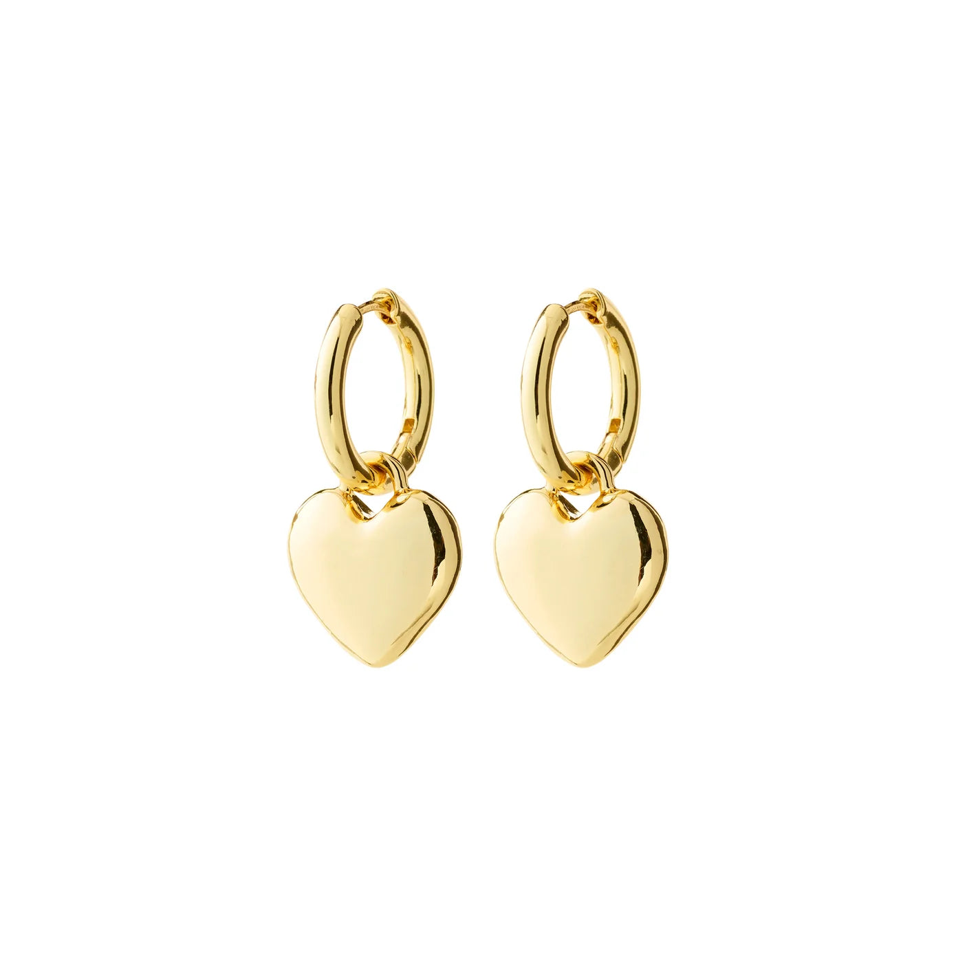 Pilgrim Arien Heart Earrings - Gold
