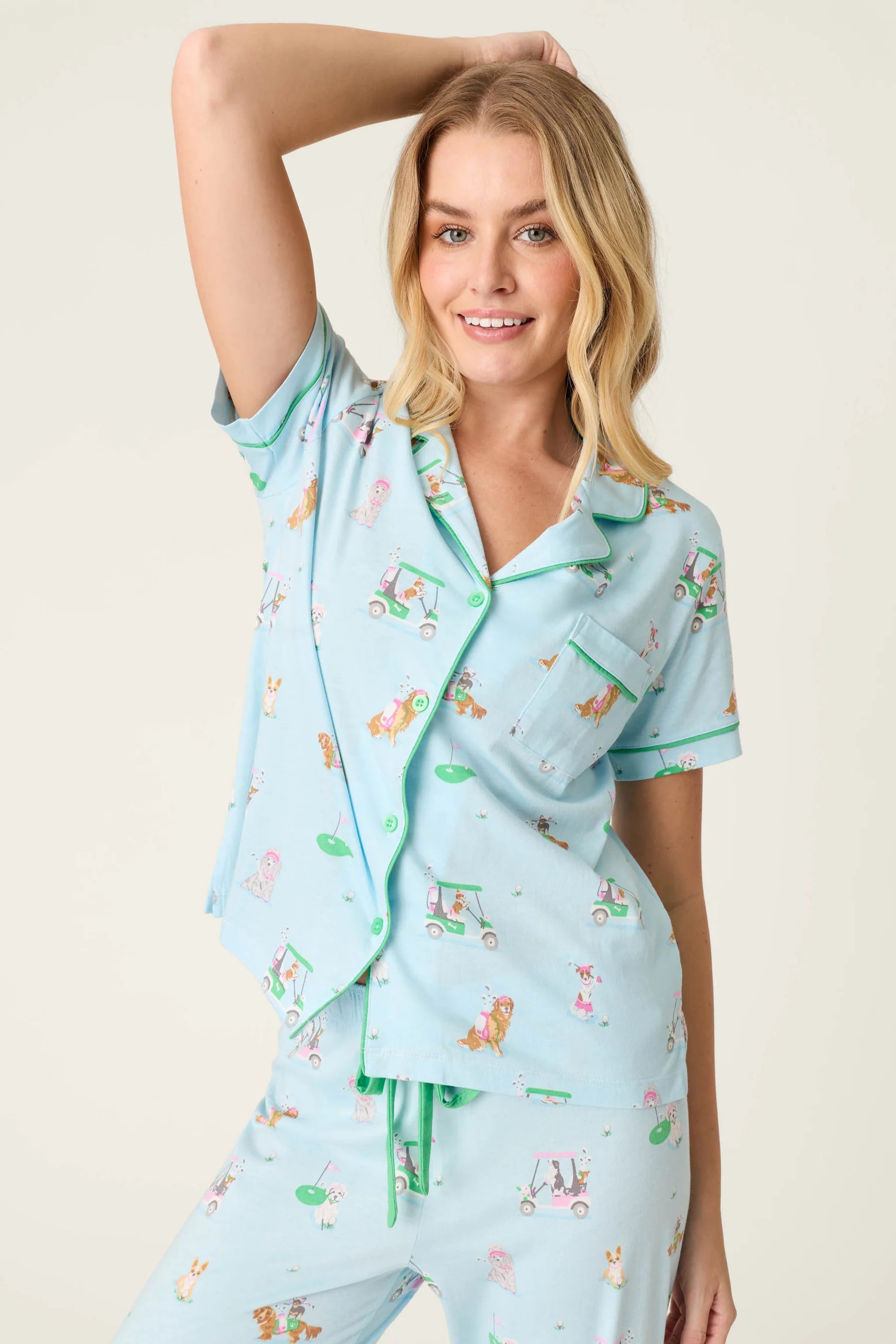 PJ Salvage Whimsy PJ Set - Light Blue