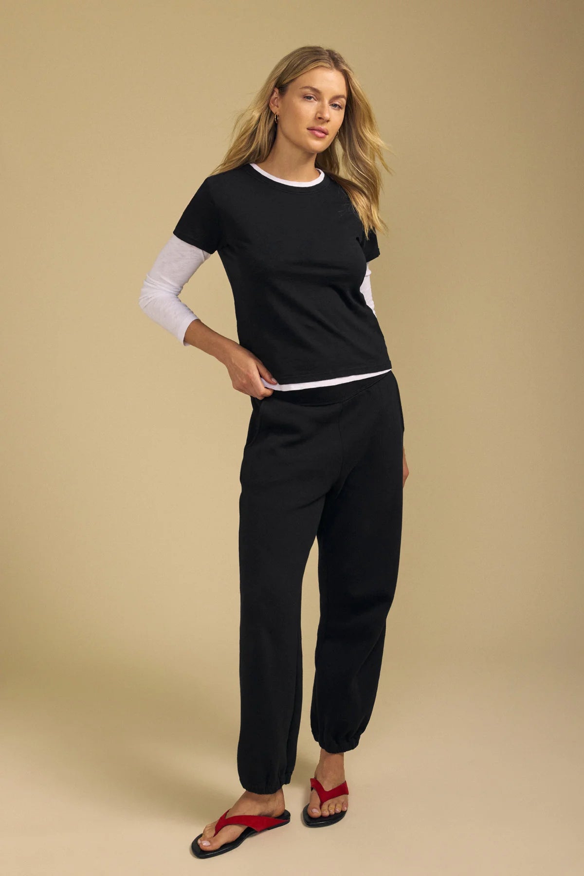 Velvet Marika Tee - Black