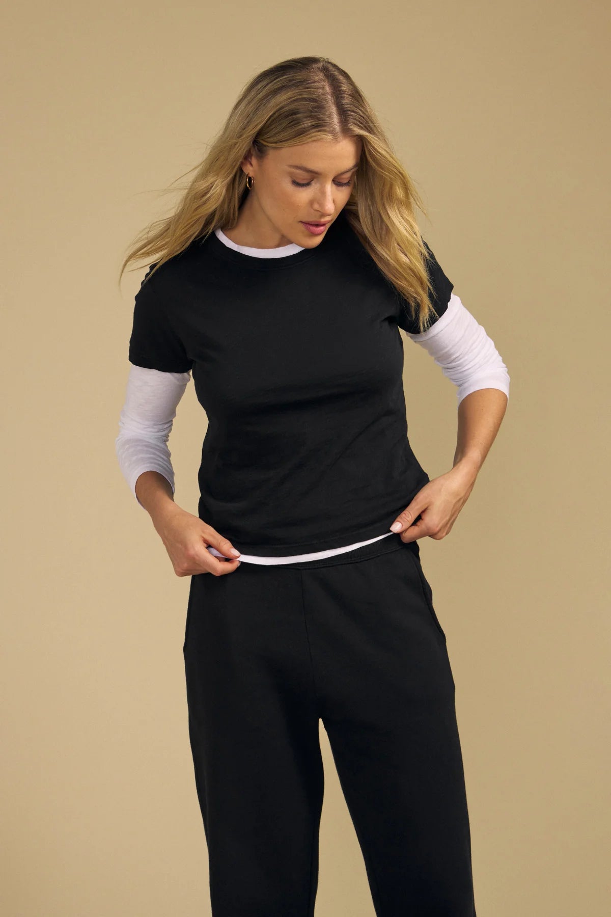 Velvet Marika Tee - Black