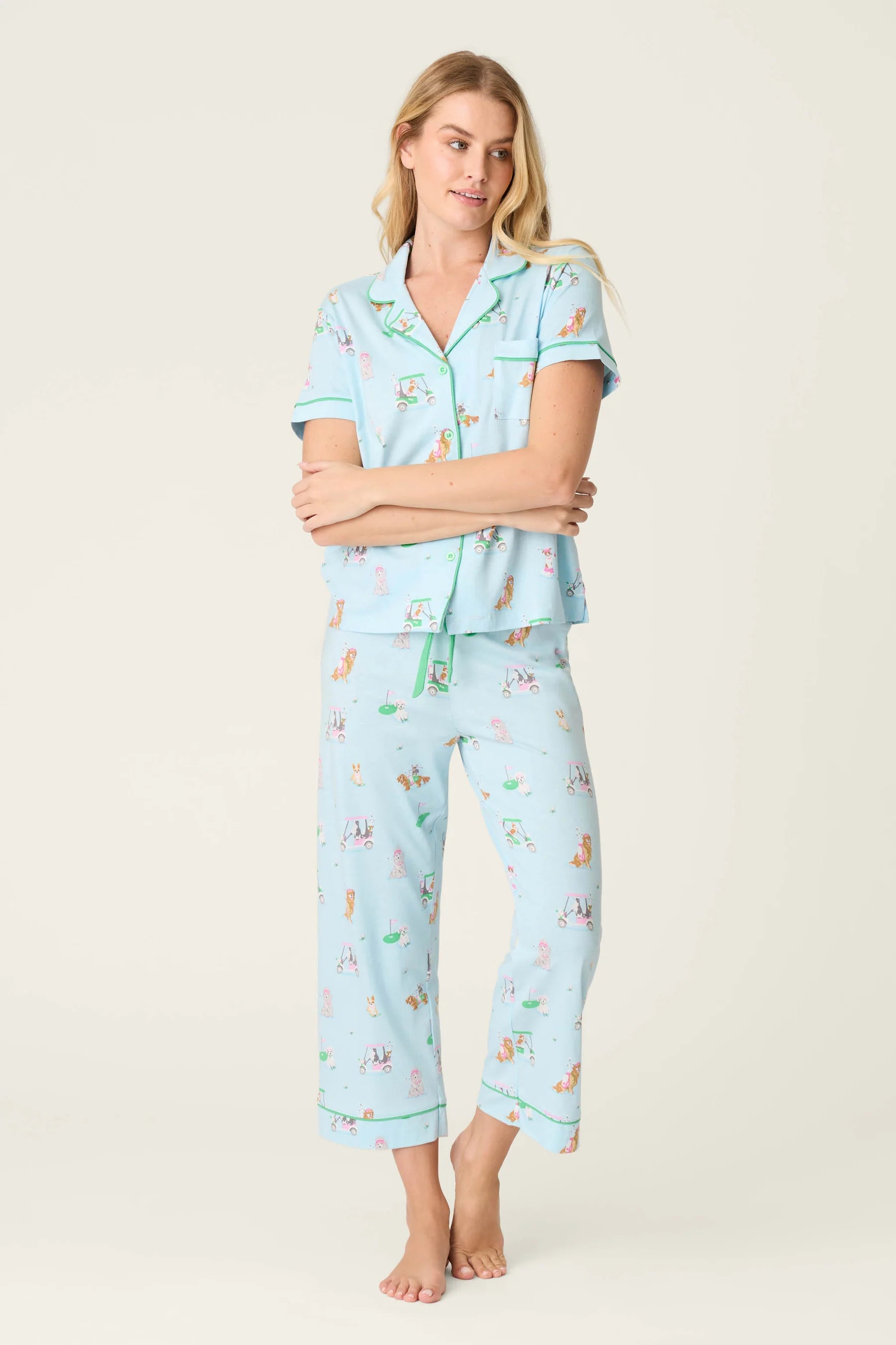 PJ Salvage Whimsy PJ Set - Light Blue