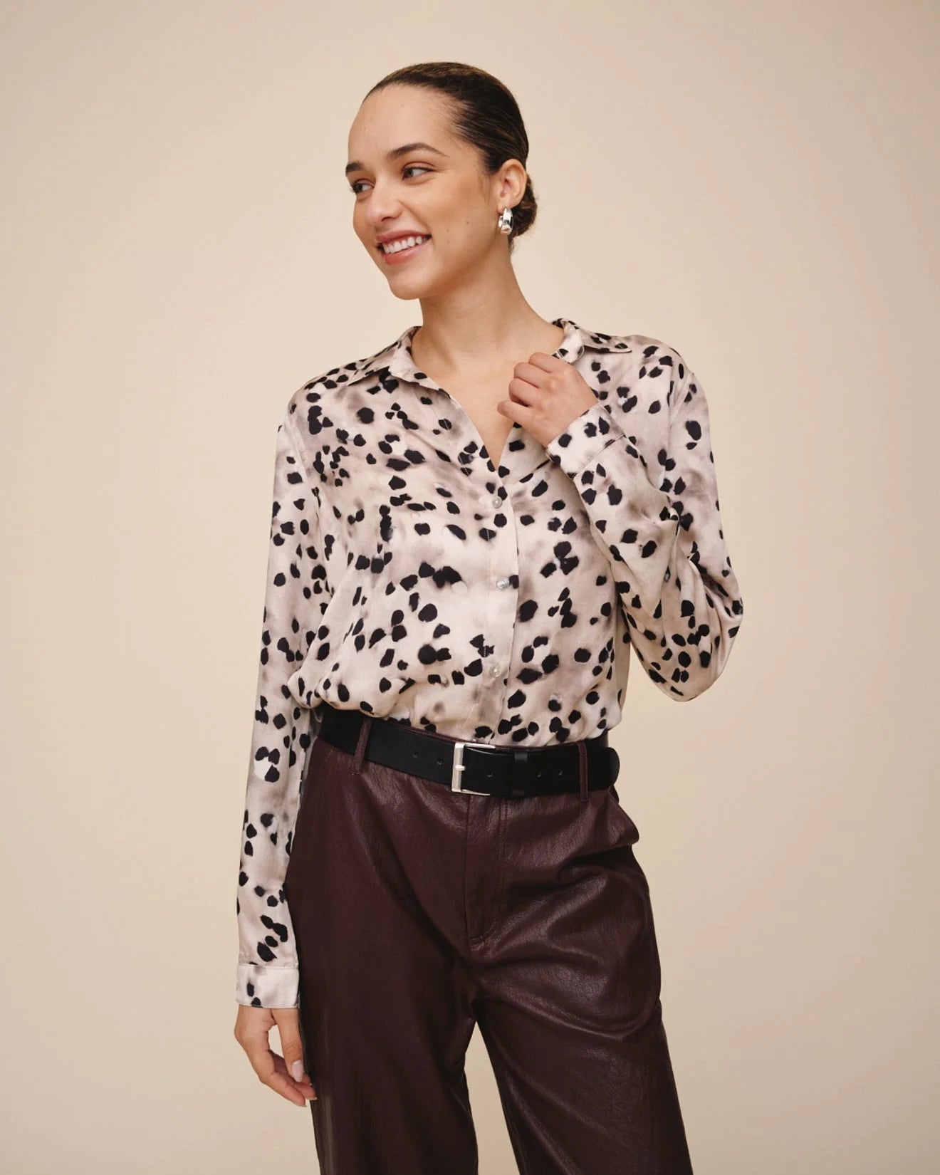 Bella Dahl Buttondown Shirt - Winter Shadow