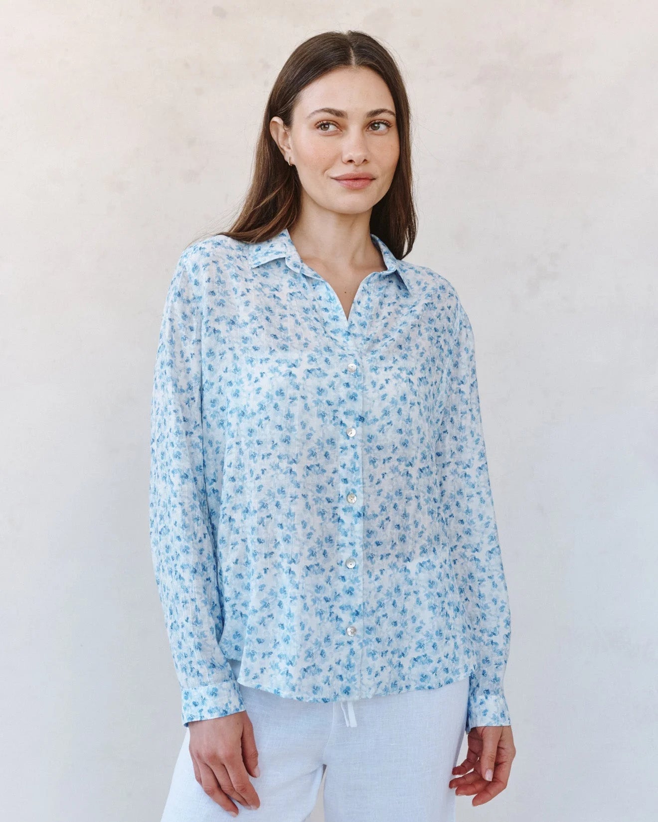 Bella Dahl Classic Buttondown - Ditsy Floral