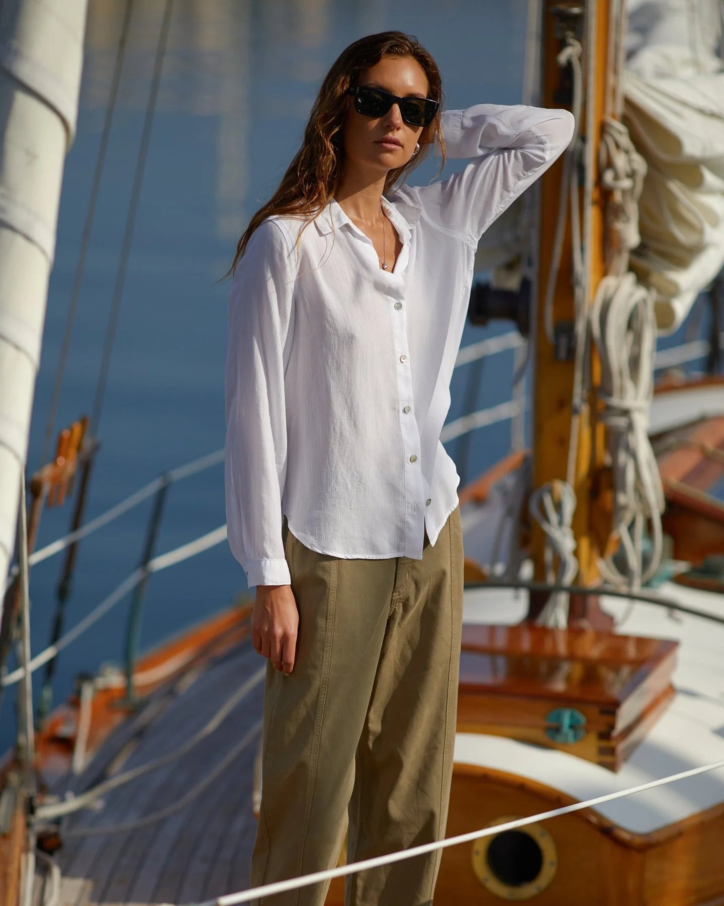 Bella Dahl Classic Buttondown - White