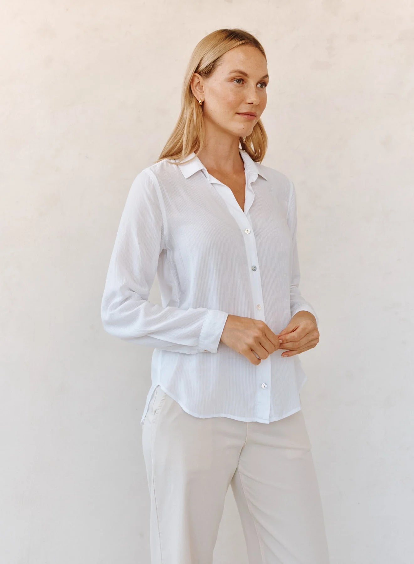 Bella Dahl Classic Buttondown - White