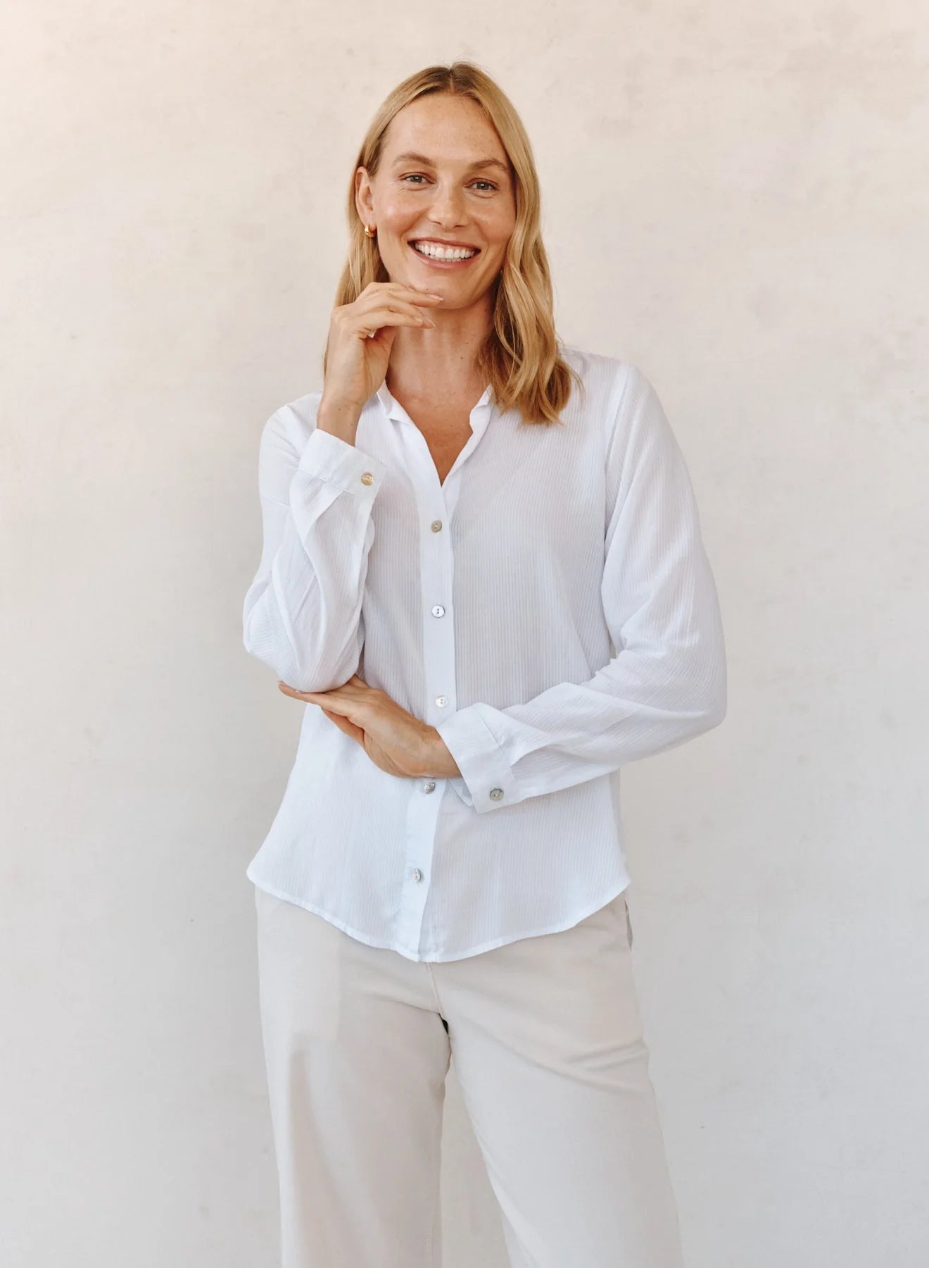 Bella Dahl Classic Buttondown - White