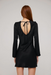 Bella Dahl Long Sleeve Bias Mini Dress - Black Clothing - Dresses + Jumpsuits - Dresses - Short Dresses by Bella Dahl | Grace the Boutique
