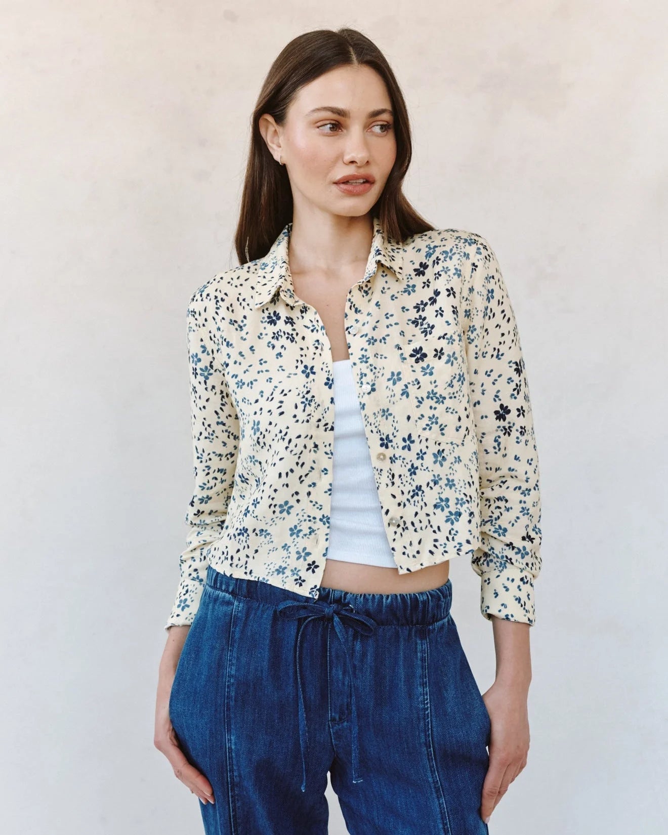 Bella Dahl Long Sleeved Shirt - Golden Meadow