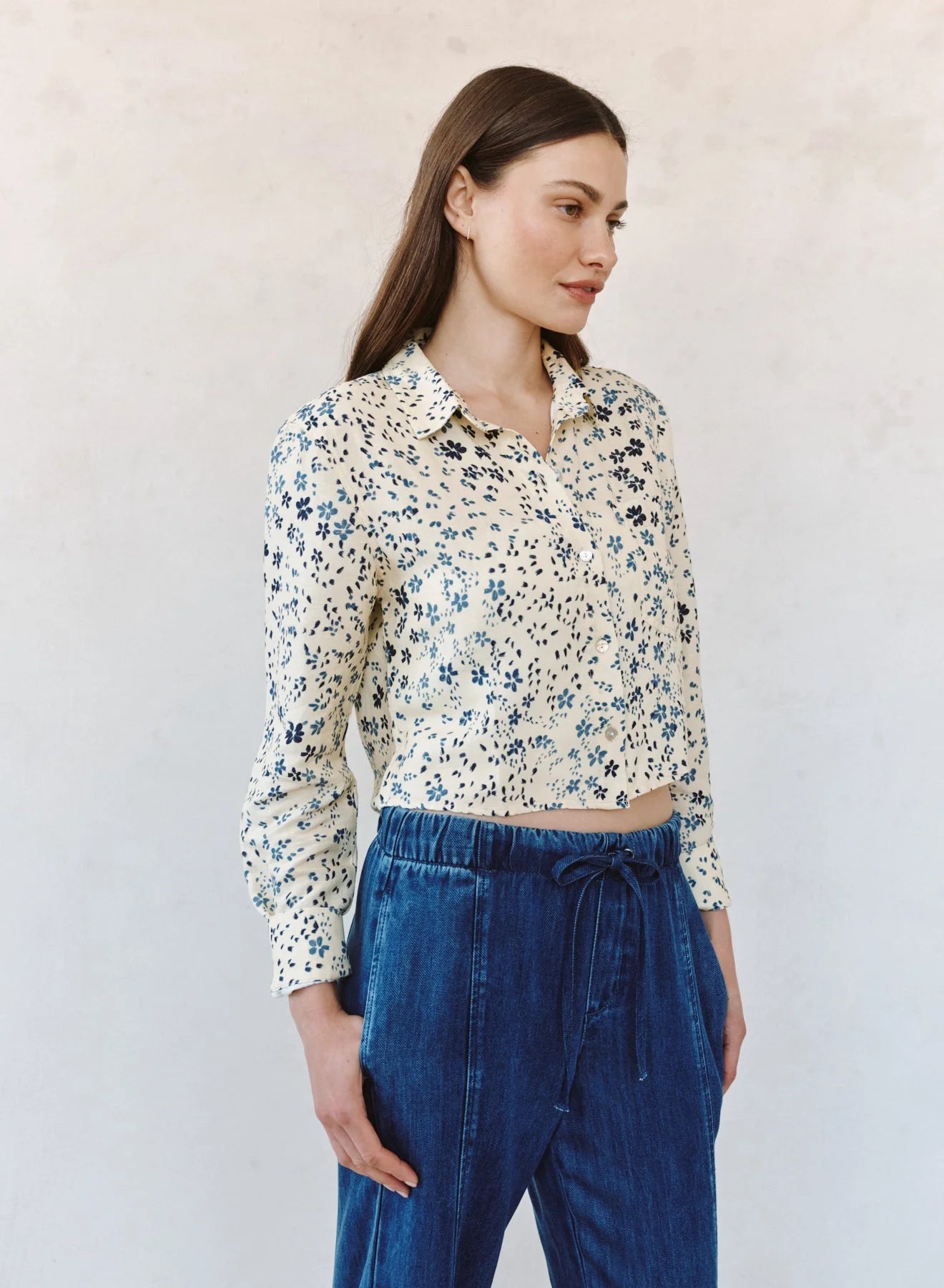 Bella Dahl Long Sleeved Shirt - Golden Meadow
