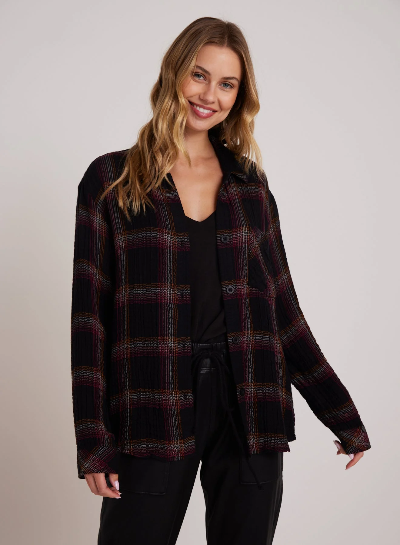 Bella Dahl Oversized Pocket Shirt - Autumn Sunset Clothing - Tops - Shirts - Blouses - Blouses Top Price by Bella Dahl | Grace the Boutique