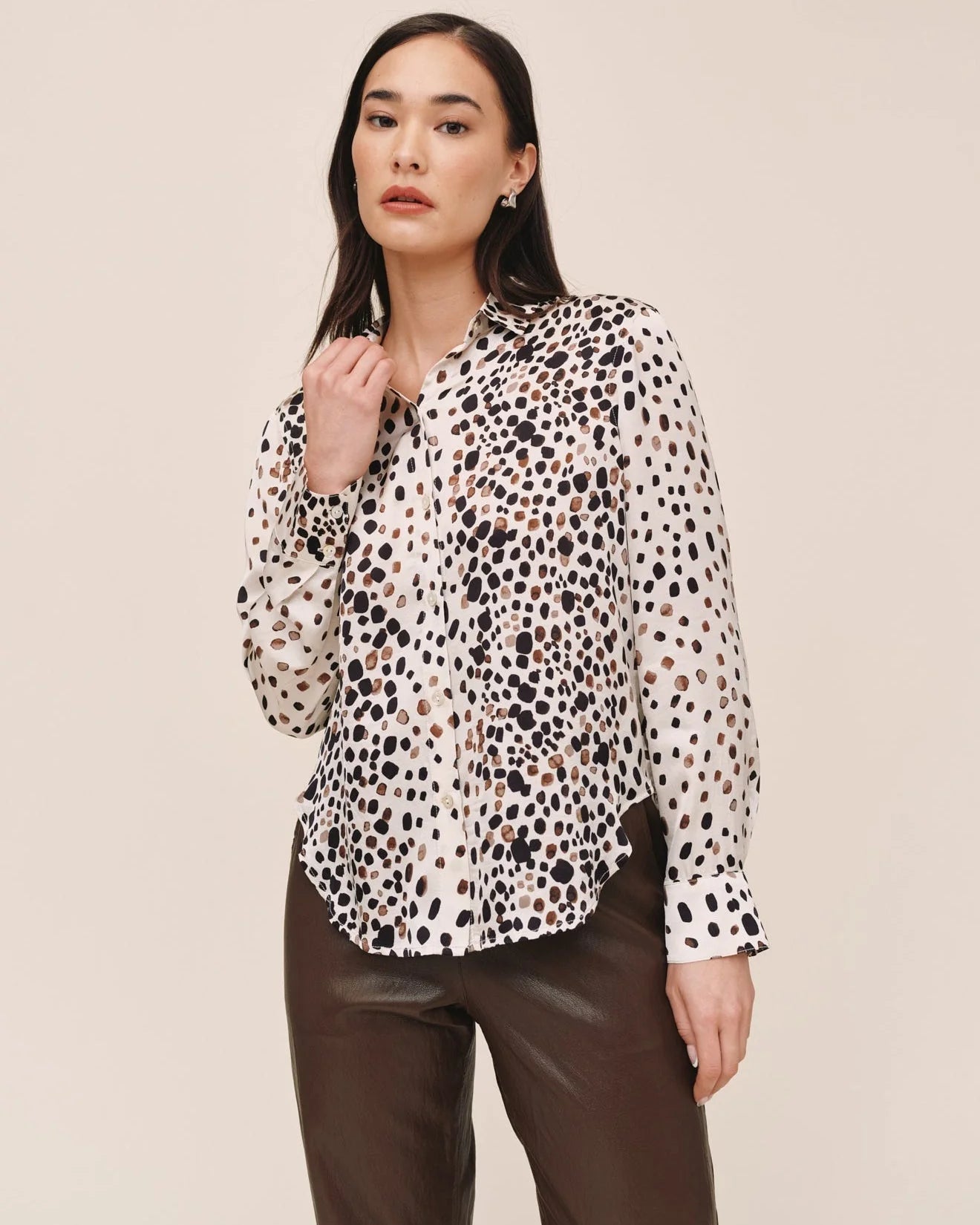 Bella Dahl Painted Spots Shirt