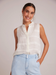 Bella Dahl Sleeveless Button Down - White Clothing - Tops - Shirts - Blouses - Blouses Top Price by Bella Dahl | Grace the Boutique