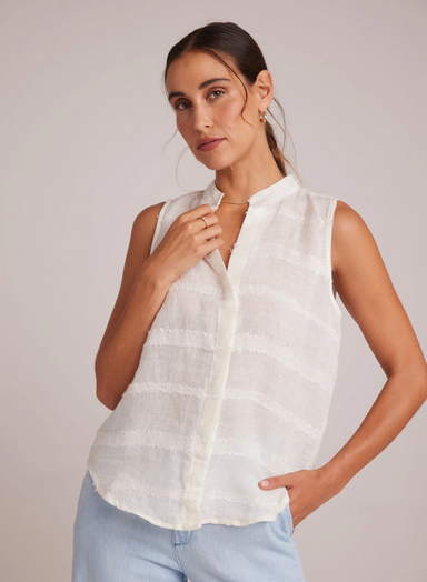 Bella Dahl Sleeveless Button Down - White Clothing - Tops - Shirts - Blouses - Blouses Top Price by Bella Dahl | Grace the Boutique