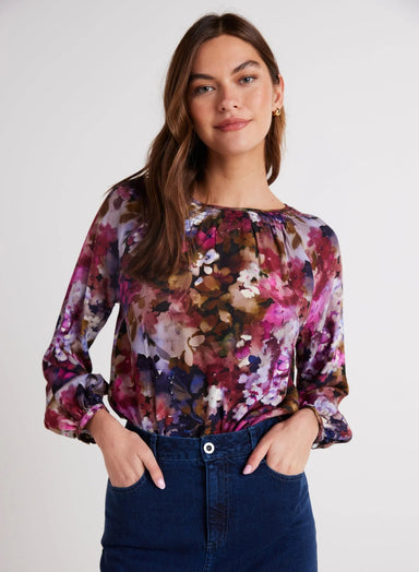 Bella Dahl Smocked Neck Top - Twilight Fleur Clothing - Tops - Shirts - Blouses - Blouses Top Price by Bella Dahl | Grace the Boutique