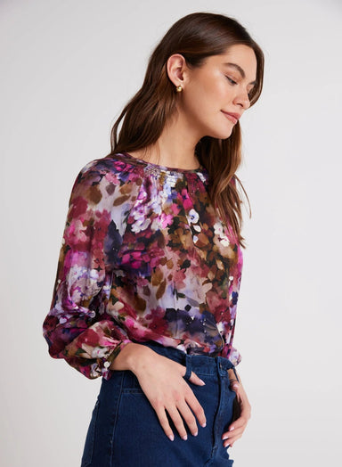 Bella Dahl Smocked Neck Top - Twilight Fleur Clothing - Tops - Shirts - Blouses - Blouses Top Price by Bella Dahl | Grace the Boutique