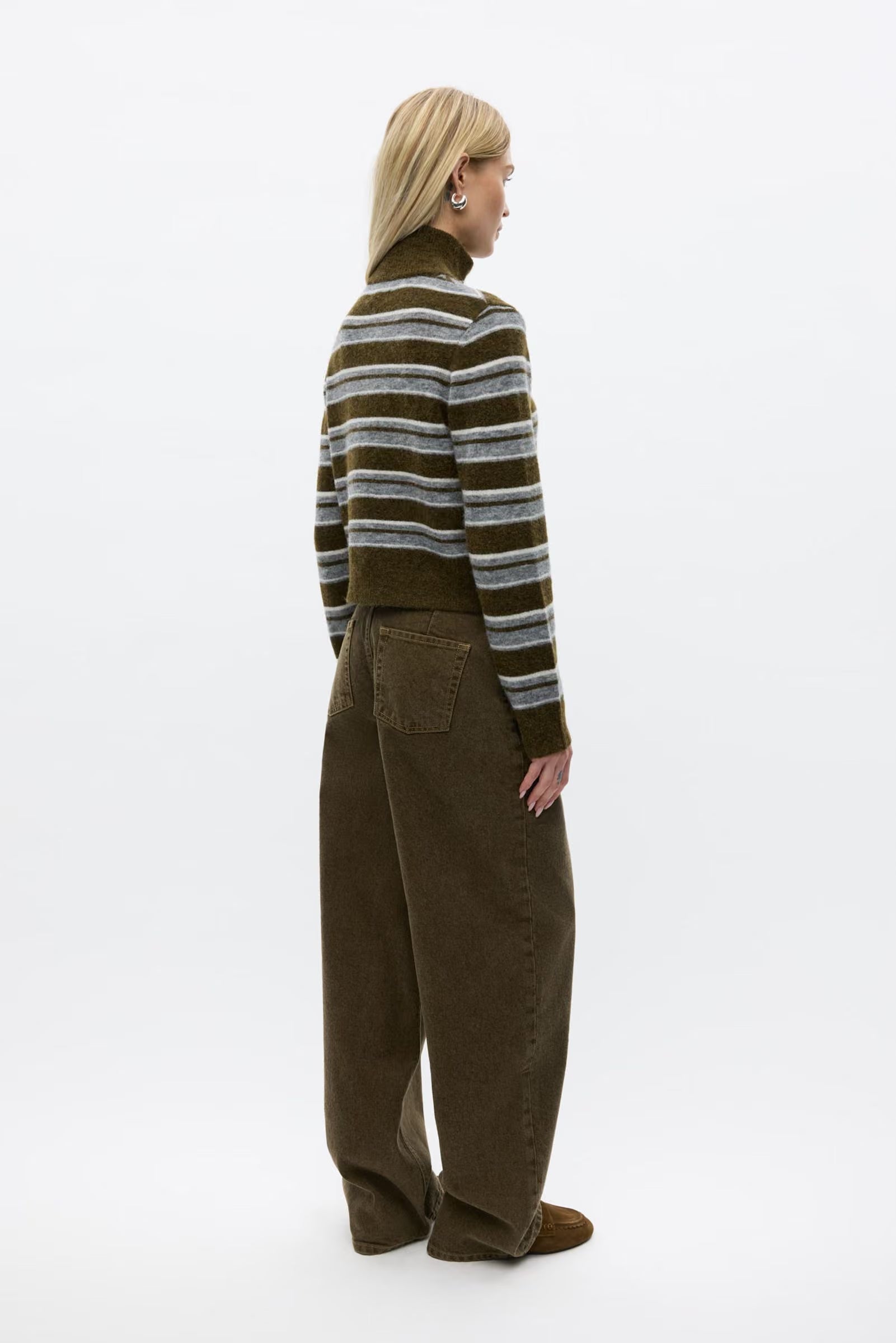 Envii Bessie Cardigan - Olive Stripe
