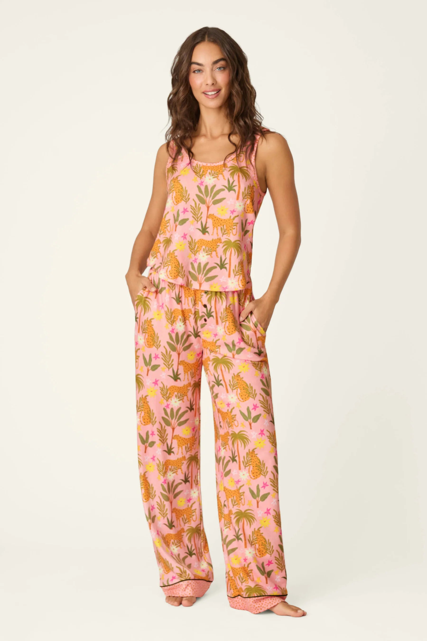PJ Salvage In the Jungle PJ Set - Blossom