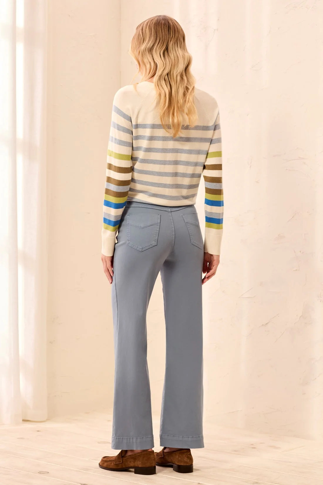 Tribal 5 Pocket Pant - Blue Fog