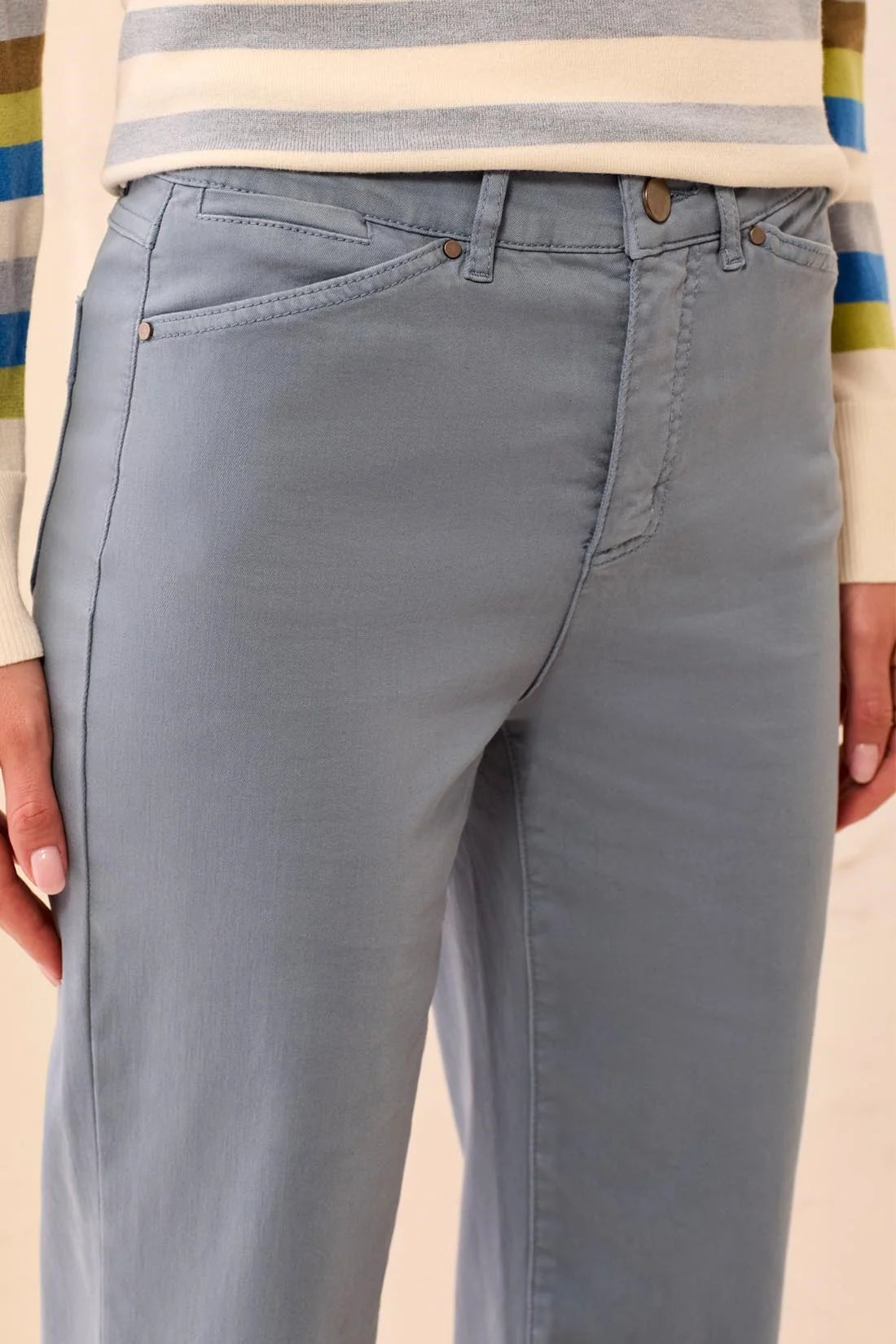 Tribal 5 Pocket Pant - Blue Fog