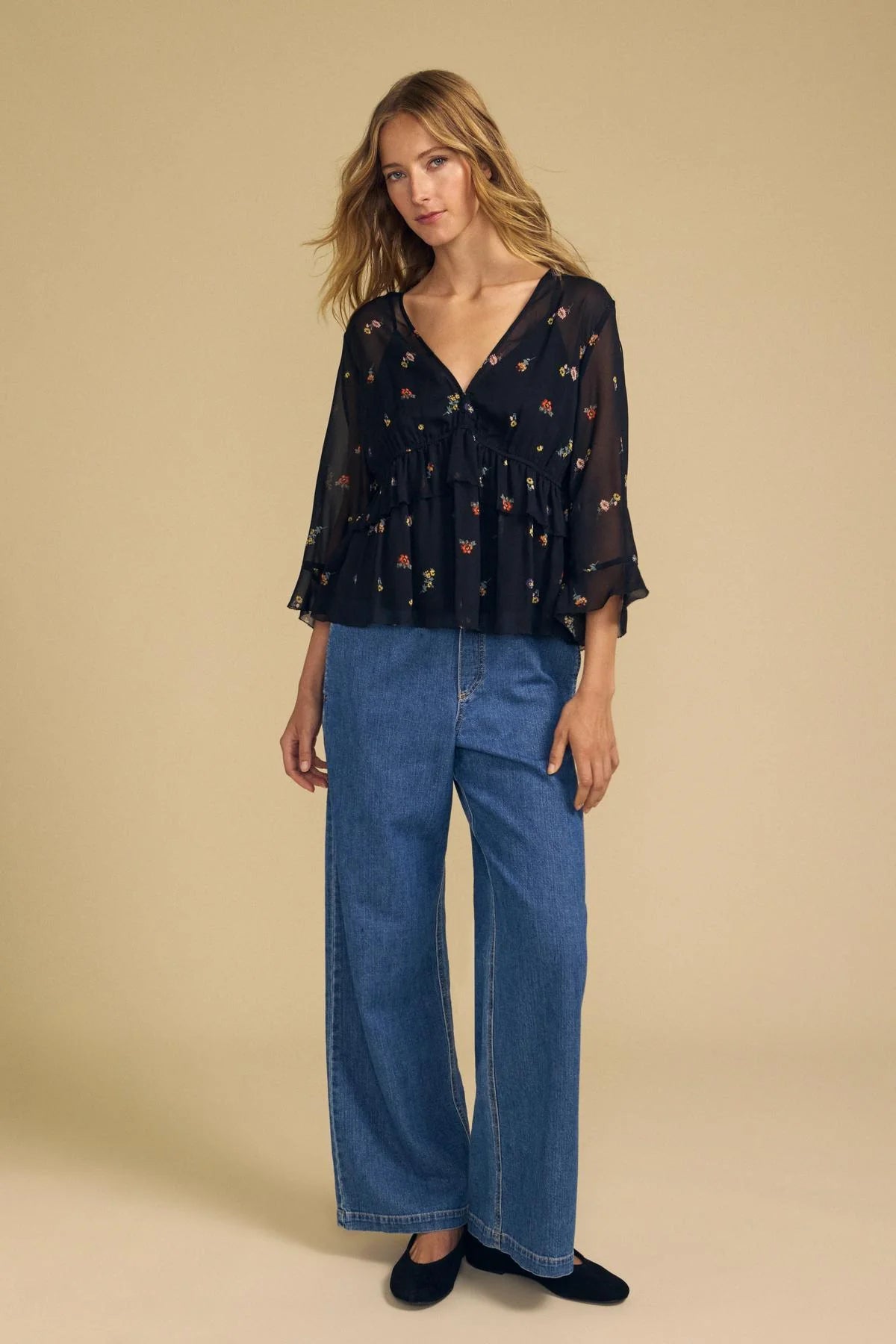 Velvet Aileen Top - Black