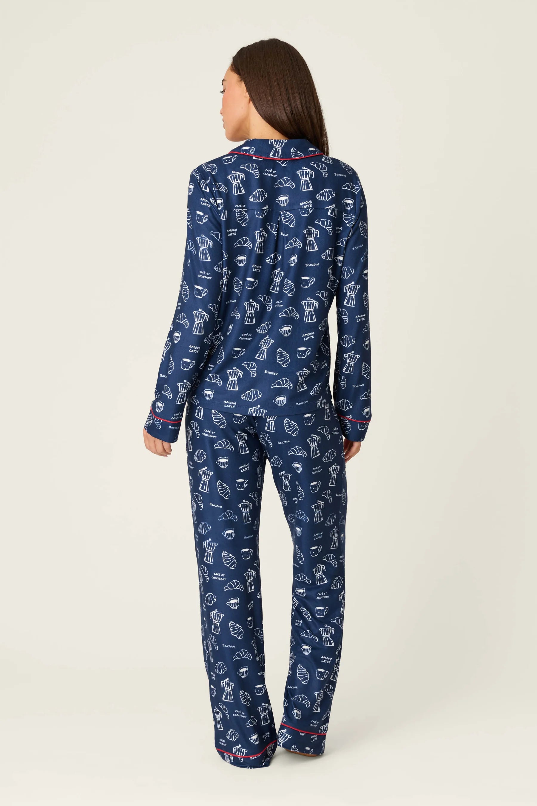 PJ Salvage Bonjour Babe PJ Set - Deep Navy