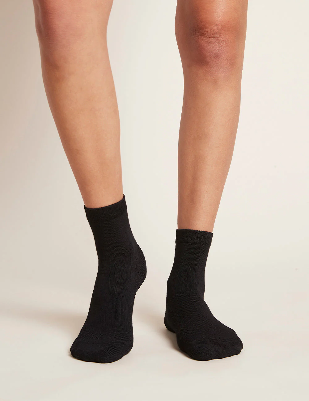 Boody Everyday Quarter Crew Sock - Black Accessories - Other Accessories - Socks by Boody | Grace the Boutique