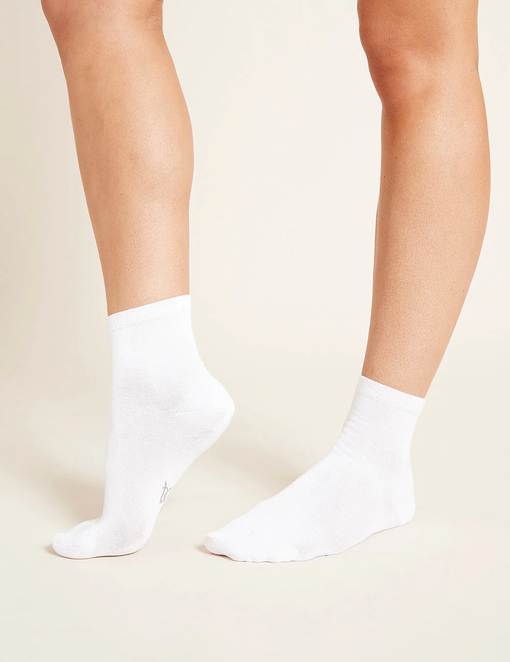 Boody Everyday Quarter Crew Sock - White Accessories - Other Accessories - Socks by Boody | Grace the Boutique