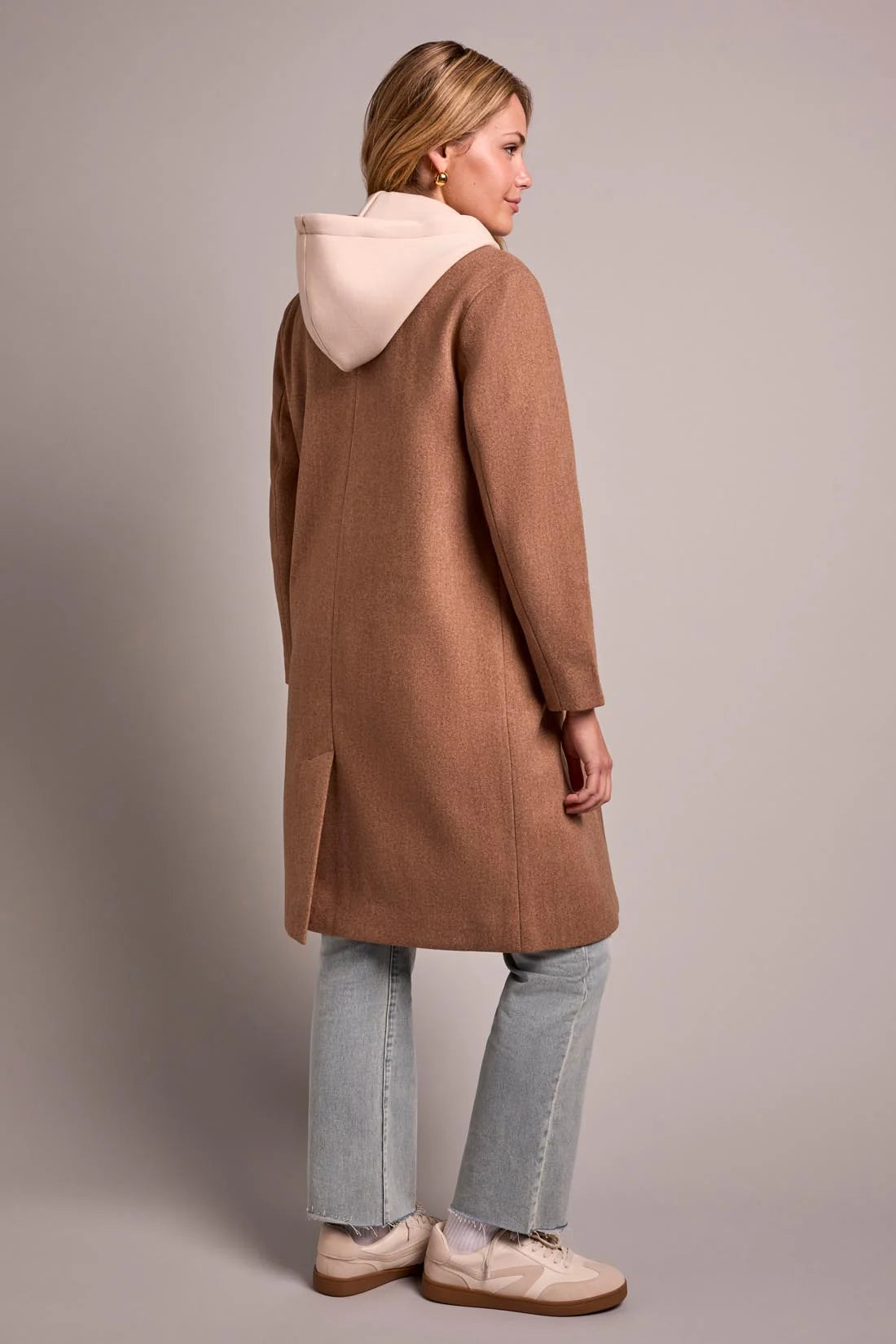 Tribal Fooler Trench Coat - Biscotti