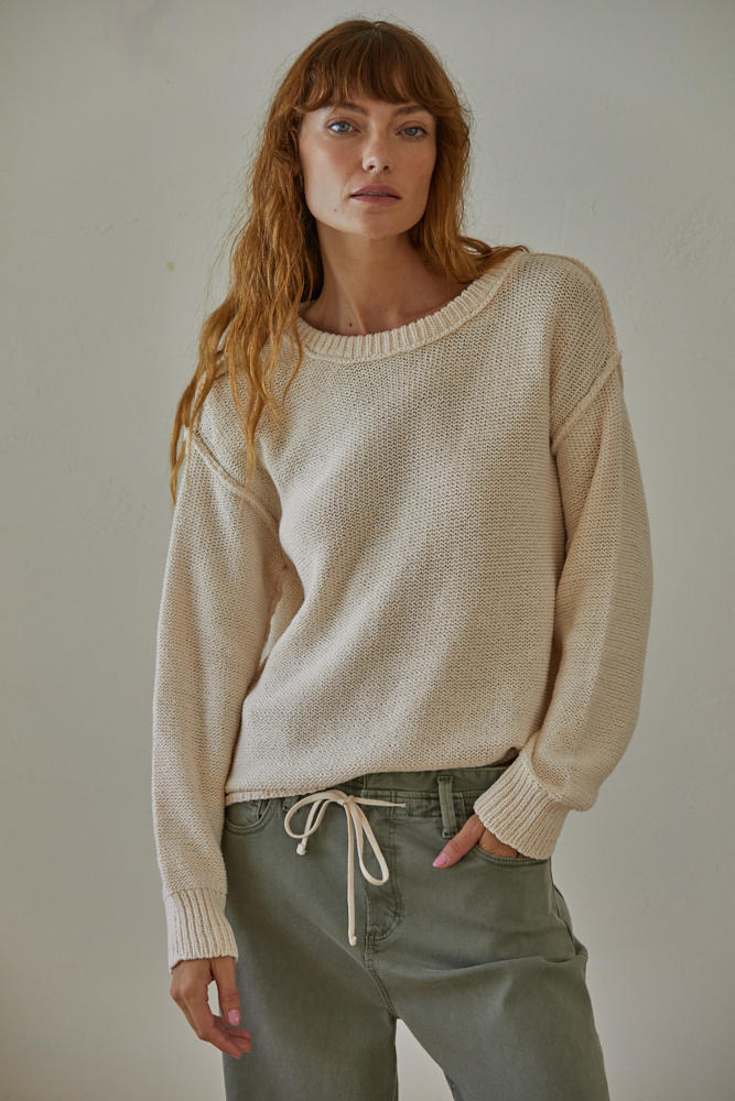 By Together Haille Sweater - Ivory Clothing - Tops - Sweaters - Pullovers by By Together | Grace the Boutique