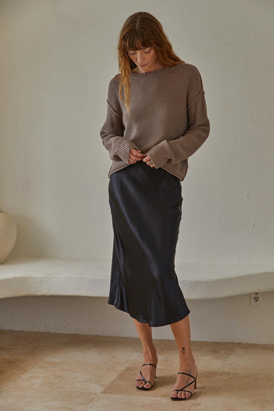 By Together Haille Sweater - Mocha Clothing - Tops - Sweaters - Pullovers by By Together | Grace the Boutique